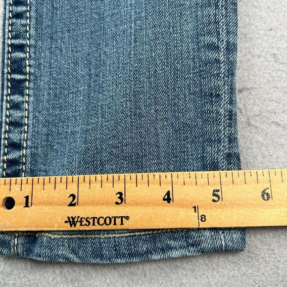 Miss Me Sunny Skinny Jeans Women’s 27x29 Blue Denim Low Rise Distressed - Picture 10 of 16